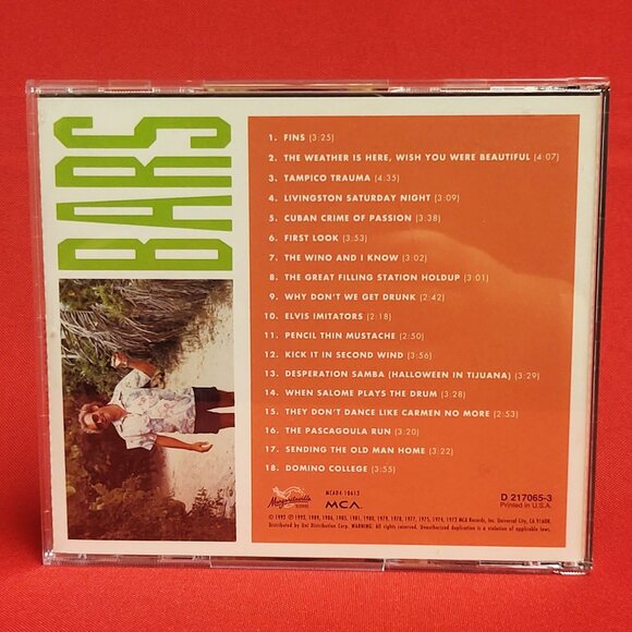 Bars CD 1992  Jimmy Buffett - Picture 2 of 8